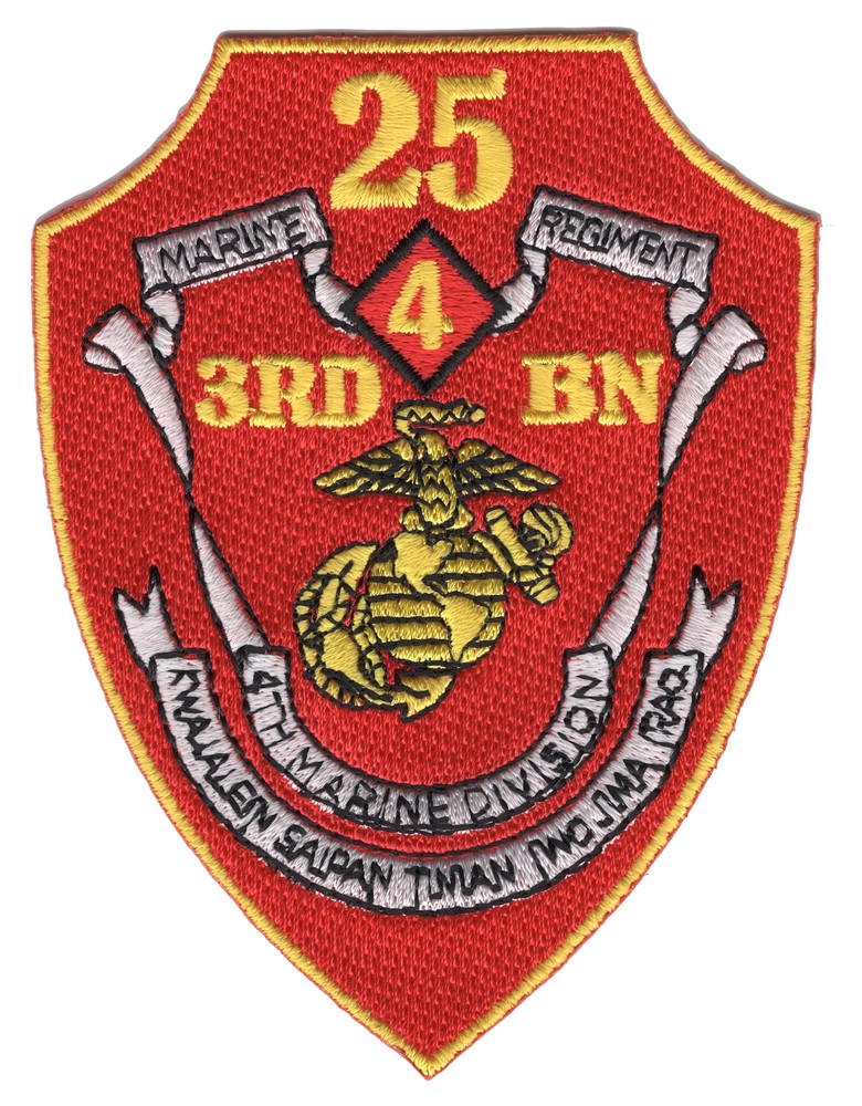 3rd Battalion 25th Marines 3/25 US Marine Corps Patch