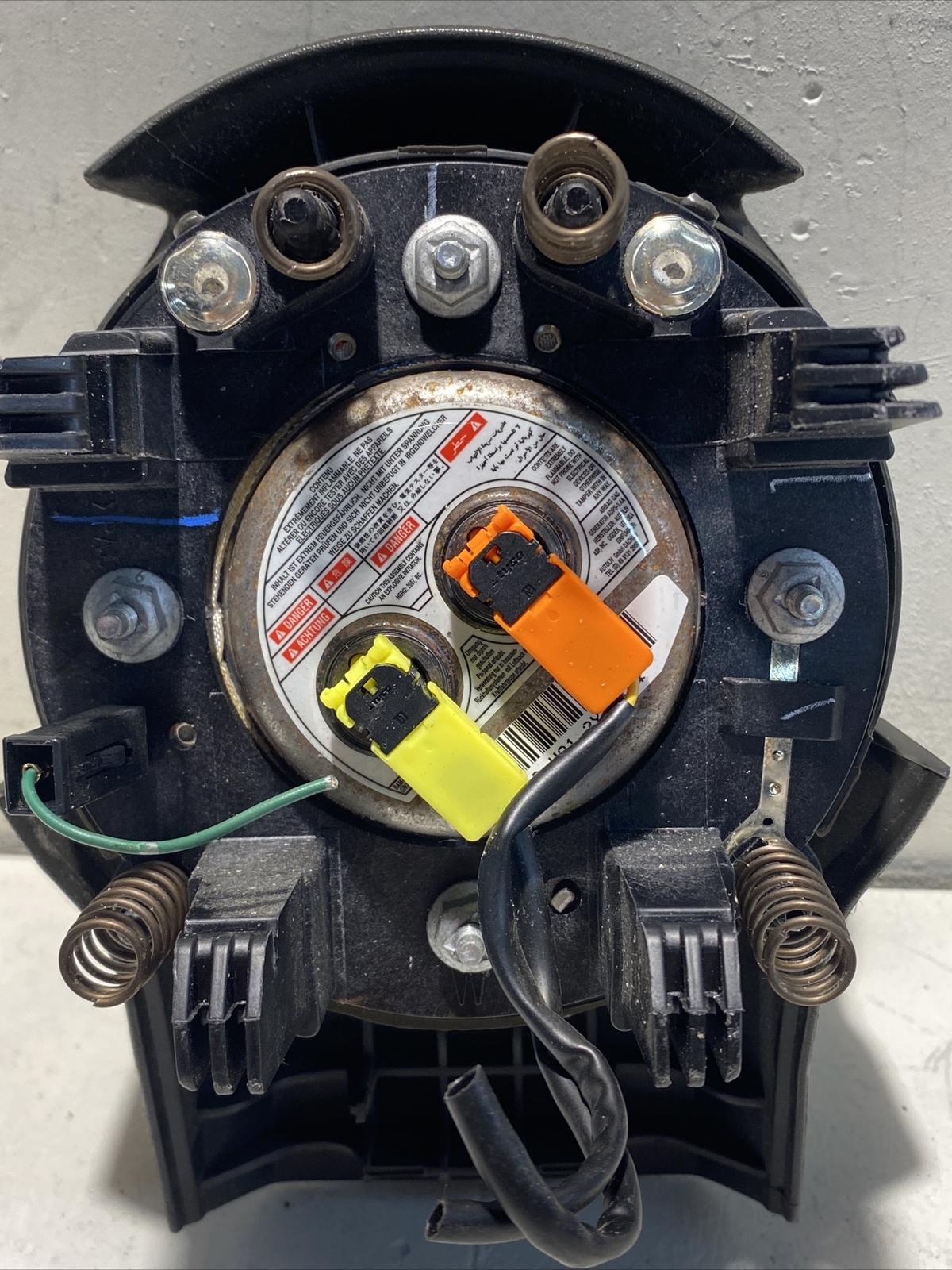 2013 - 2021 NISSAN FRONTIER AIRBAG LEFT DRIVER SIDE STEERING WHEEL AIRBAG OEM