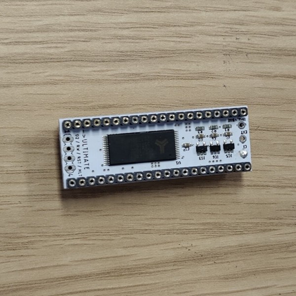 64KB SRAM module for Atari XL/XE (base DRAM memory replacement)