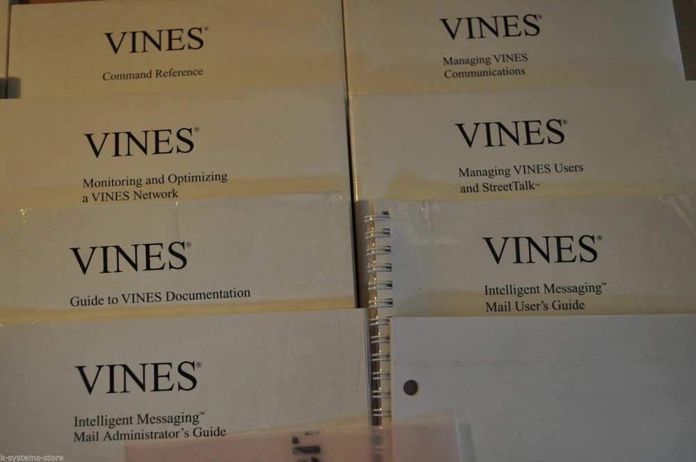 Banyan Vines, Computer Network Operating System Vers. 5.5, COMPLETE SET, NEW !