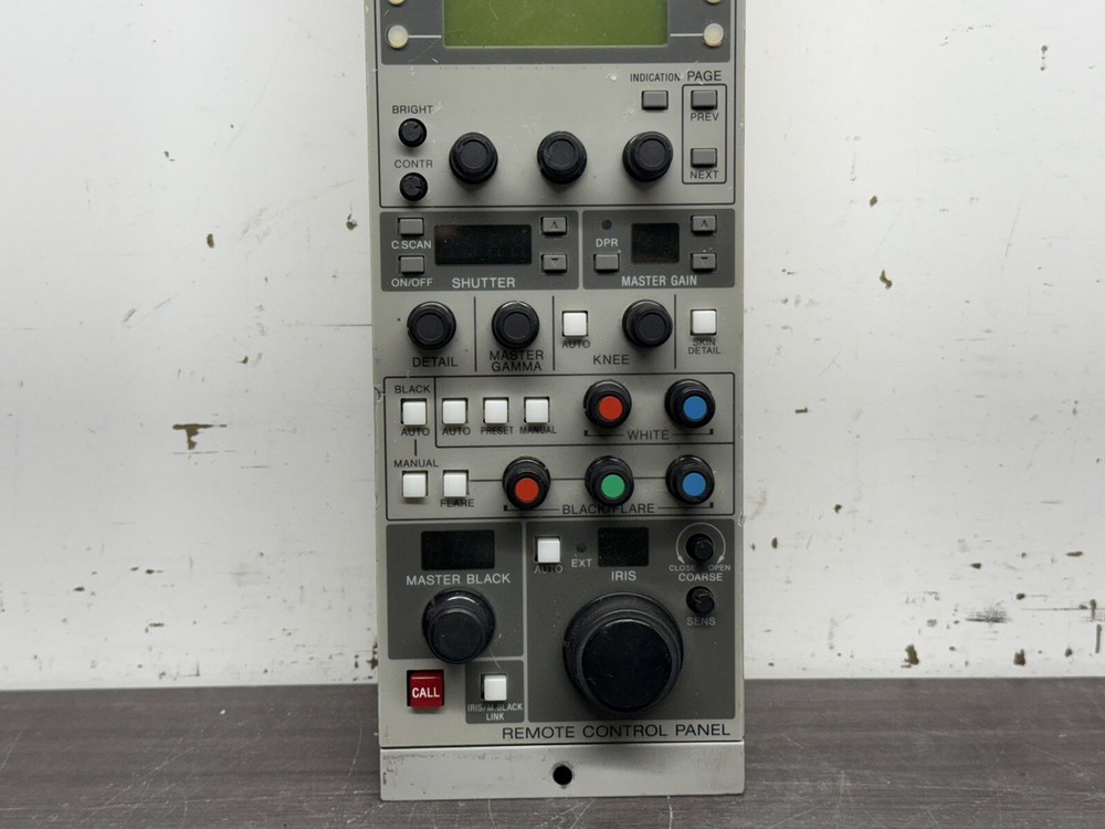 Sony Camera Control Unit CCU-TX7 W/ Remote RCP-TX7 - X68