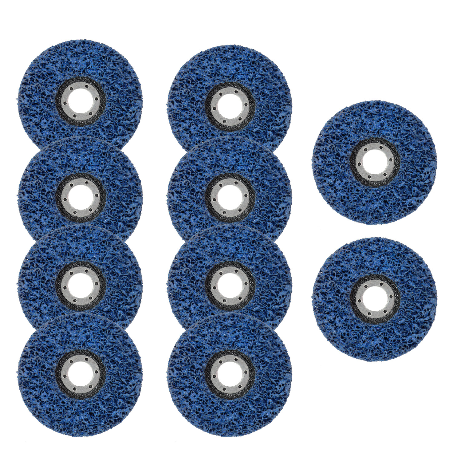 10 Pack - 4" x 5/8" Clean and Strip Discs Paint and Rust Removing Wheels