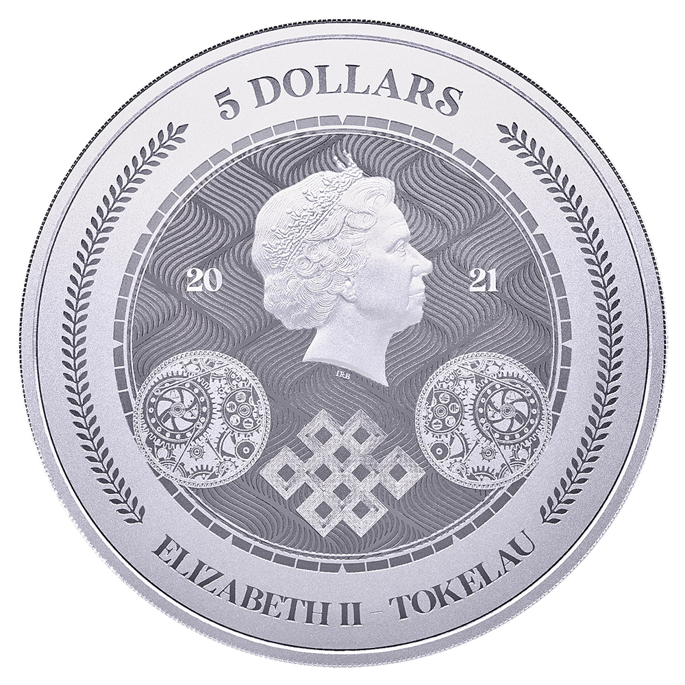 2021 Silver Tokelau Chronos 1 oz BU