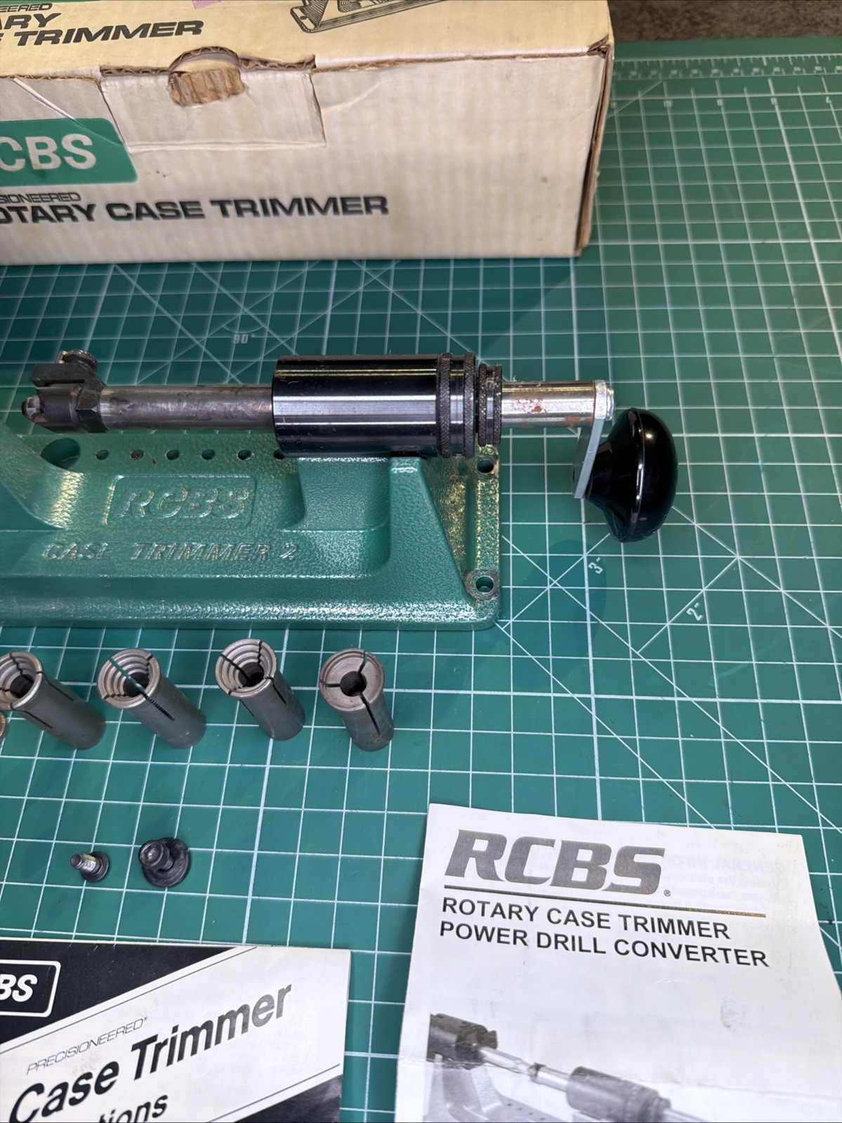 RCBS Case Trimmer 2 with 3-Way Trimmer Head And Collets