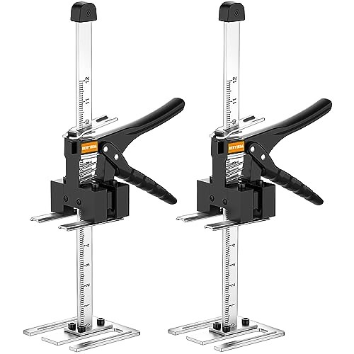 Labor-Saving Arm Jack Multifunctional Construction Jacks, 15.7inches black