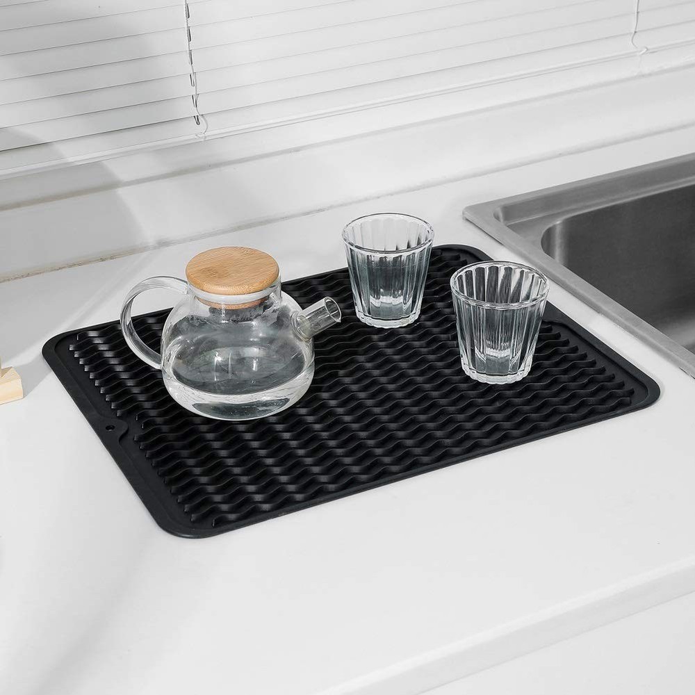 Silicone Dish Drying Mat for Multiple Usage Easy clean Eco-friendly