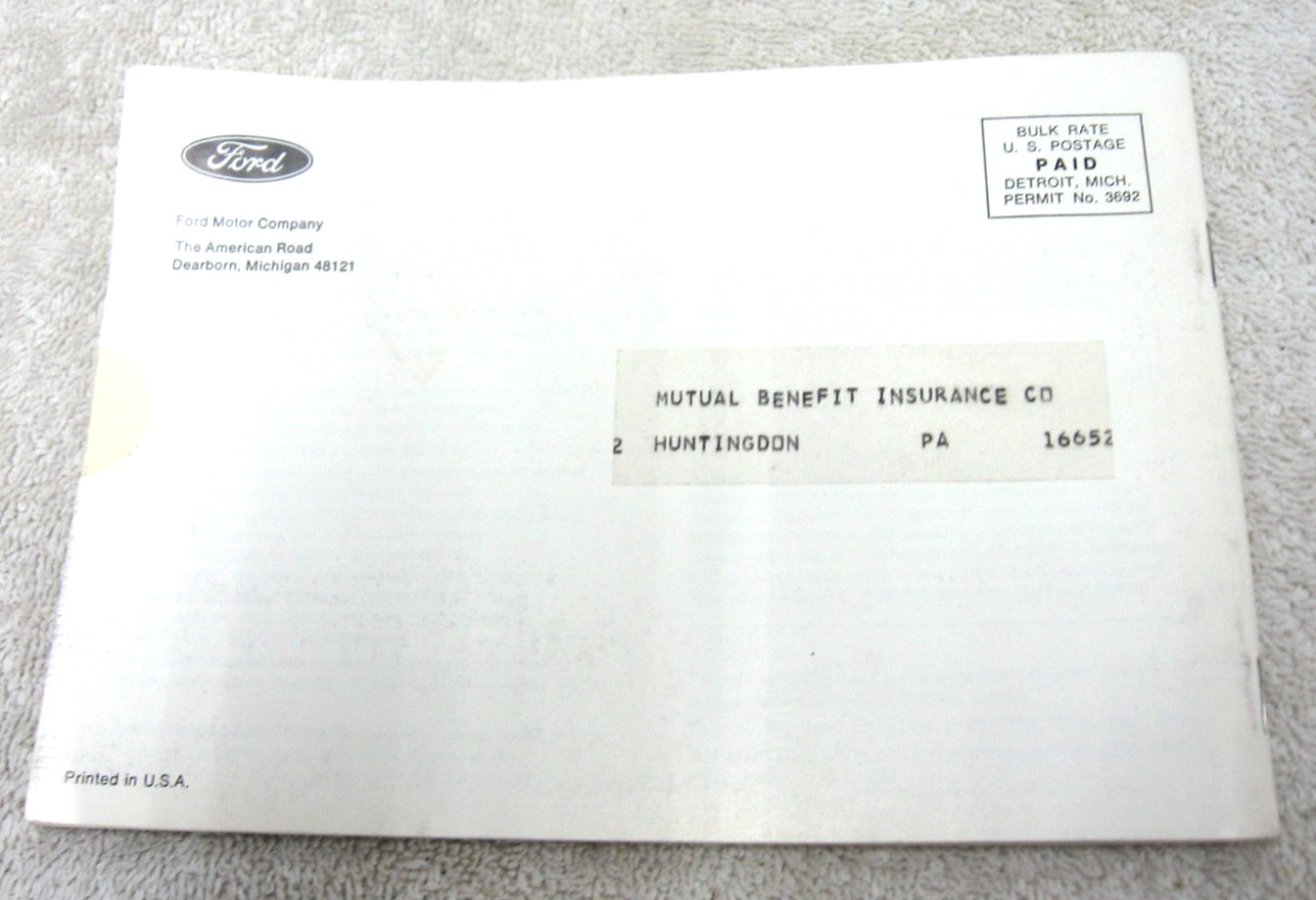 1970 FORD FULLINE FORD MERCURY MUSTANG TORINO CYCLONE COUGAR MAILER BROCHURE