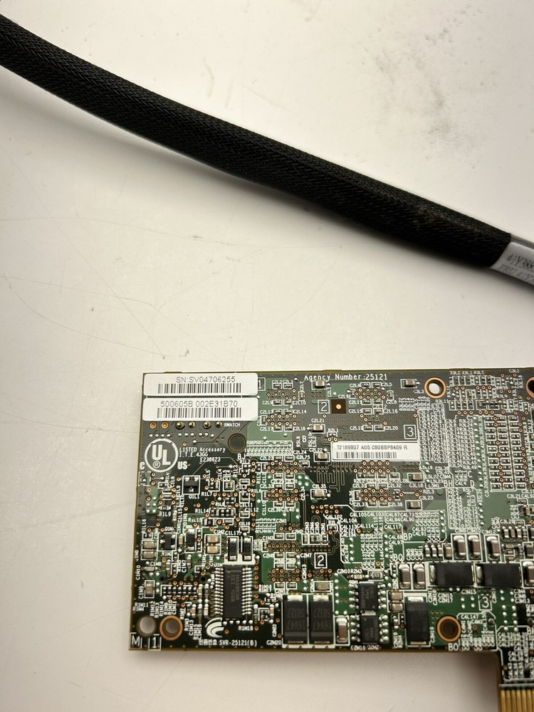 LSI IBM 46M0918 SAS PCIe x8 RAID Controller Card and Cable