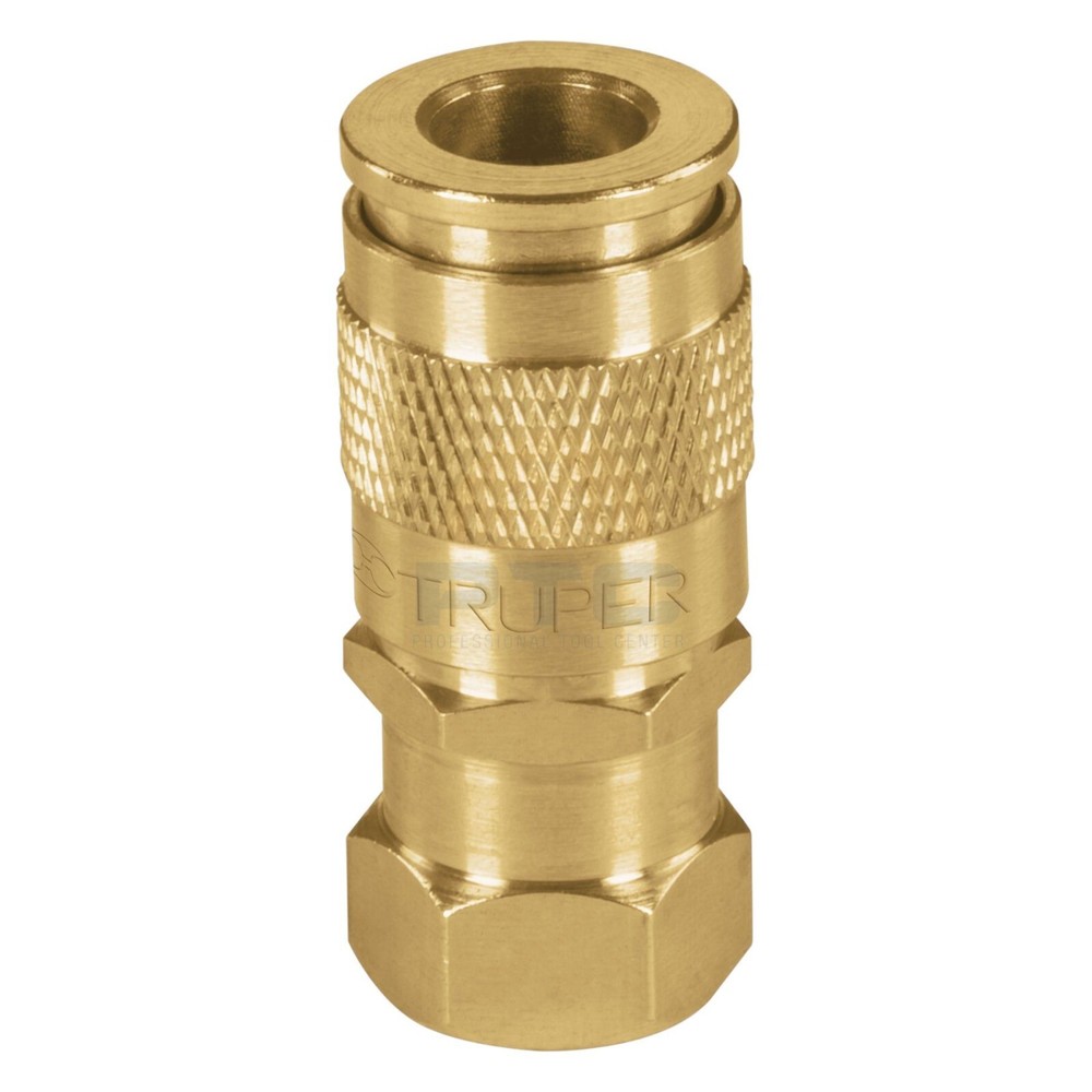 Truper CORUM Brass quick coupling, thread 1/4 NPT