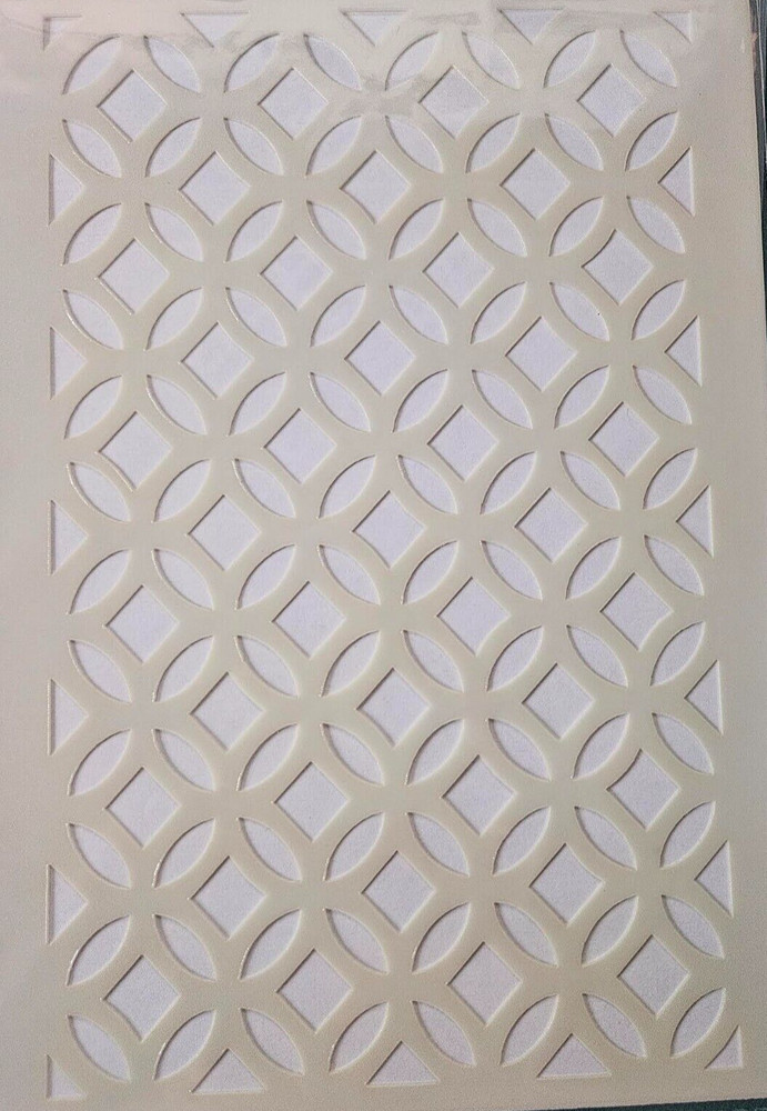CraftbuddyUS Craft Buddy Full Circle A5 Premium Embossing Stencil-CBST11