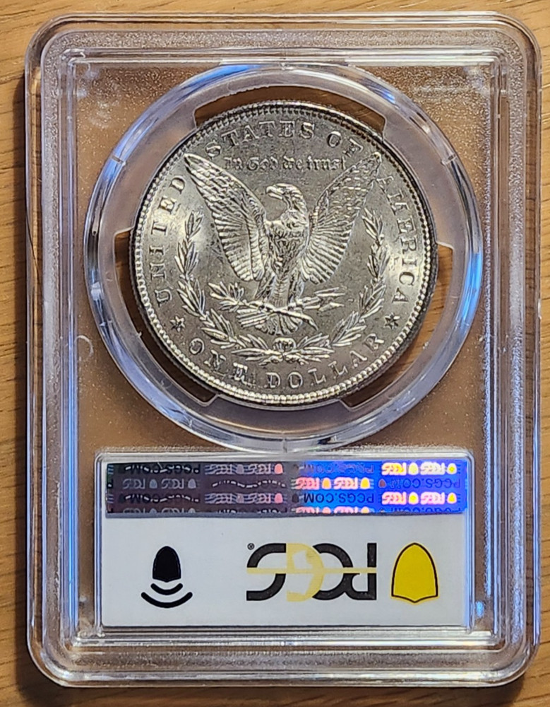 1886 PCGS MS61 MORGAN 90% SILVER