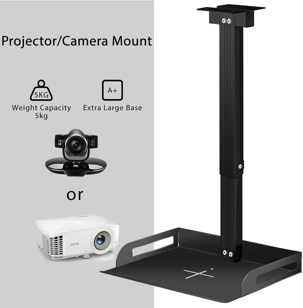 Universal Ceiling Mount with Tray for Projector/Camera ,Wall/Ceiling Mounting, N