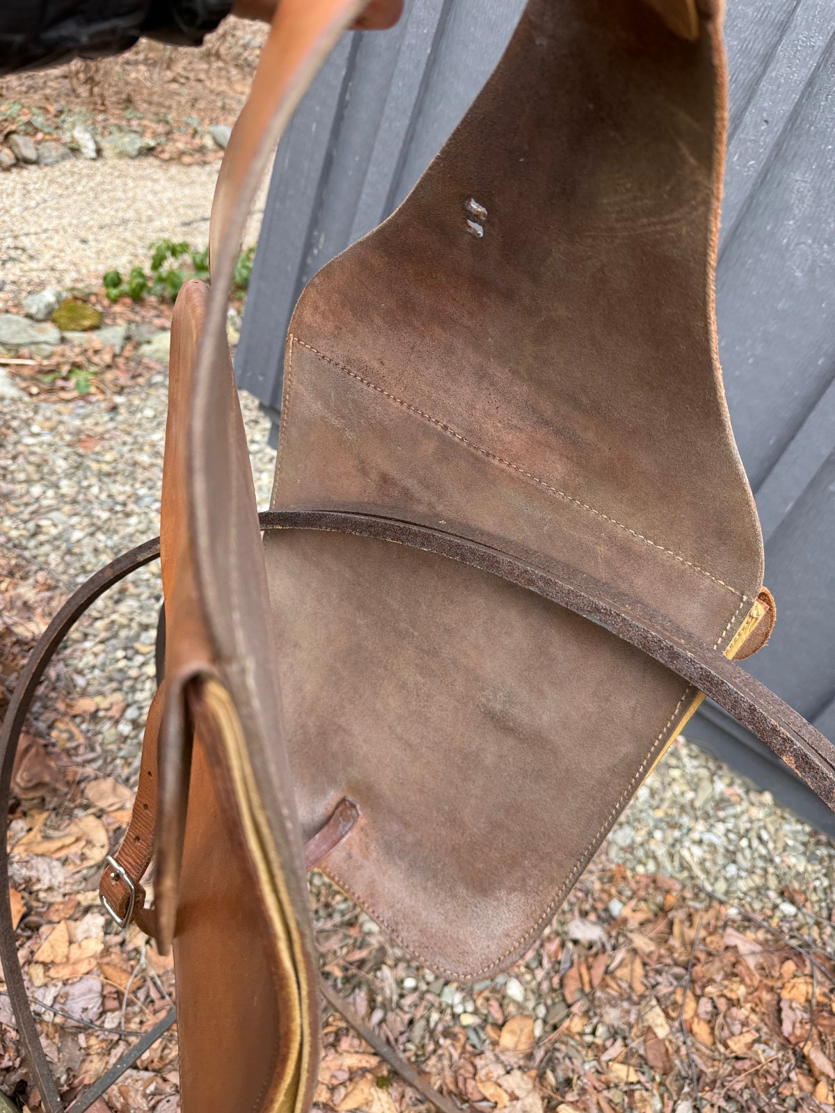 VTG LEATHER SADDLE BAGS WESTERN EQUESTRIAN TACK HORSE TACK CUSTOM HAND MADE