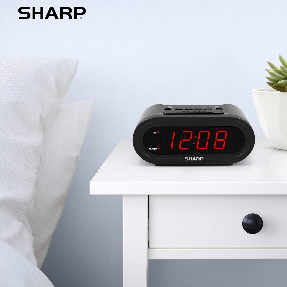 AccuSet Automatic Smart Alarm Clock – Self-Setting Digital Clock Auto Time & DST