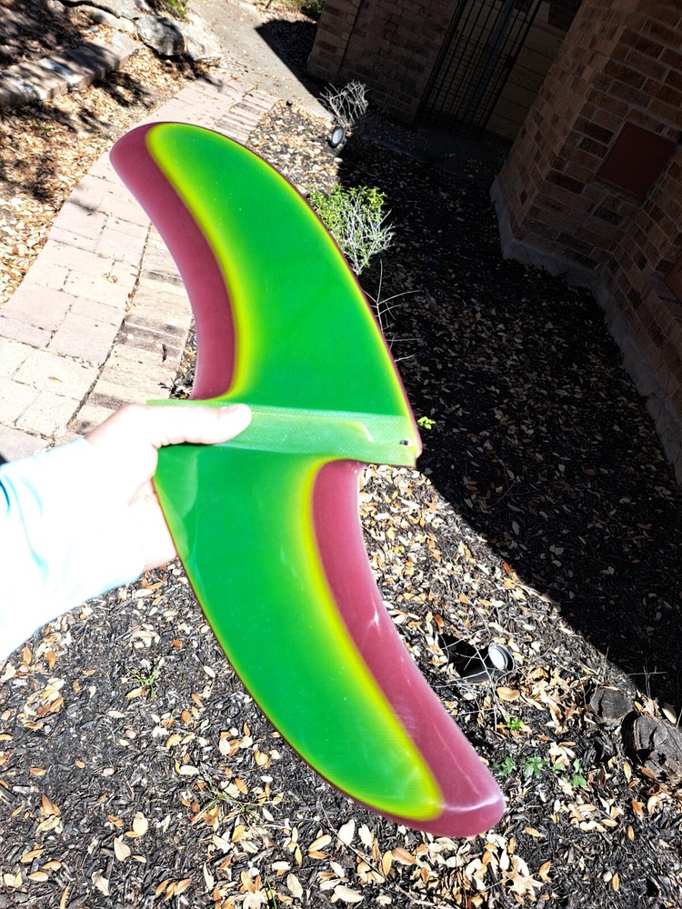 Colorful Surfboard Fin