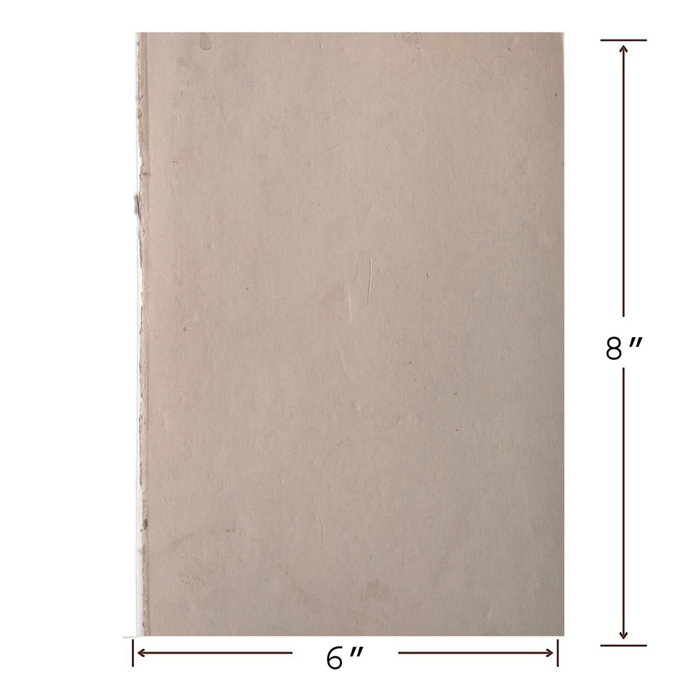 Journal Refill Handmade Paper Blank Unlined Notebook Diary Recycled Natural