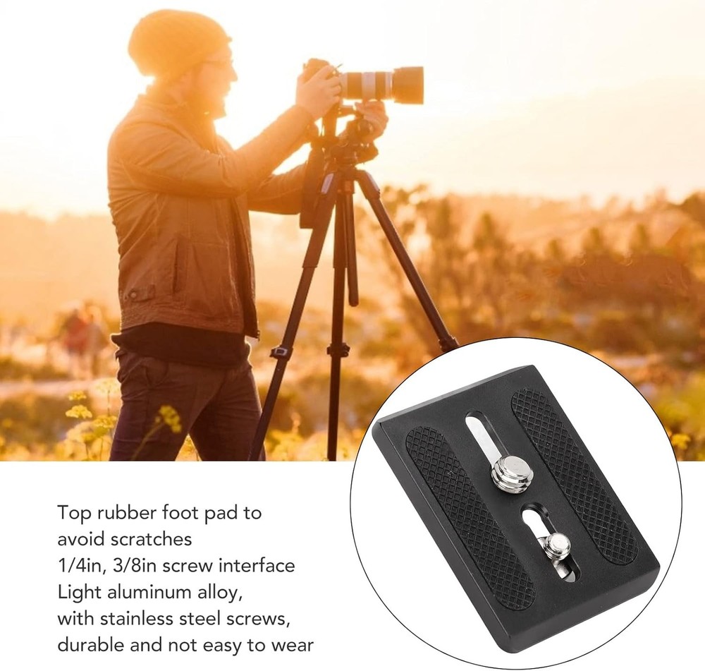 GOWENIC Tripod Quick Release Plate Camera Mounting Adapter Parts Default