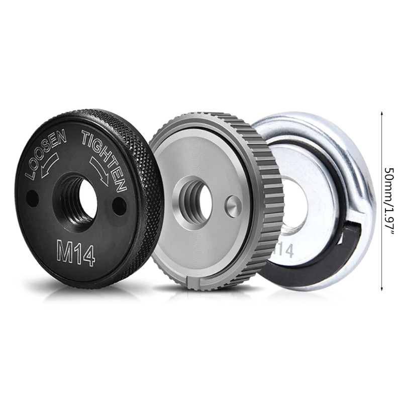 1pc / 3 Pcs Flange Nut Set Tools M14 Angle Grinder Inner Thread Outer Set