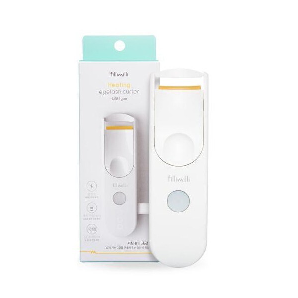 FILLIMILLI Heating Eyelash Curler W/Type C USB Cable (Rechargeable)