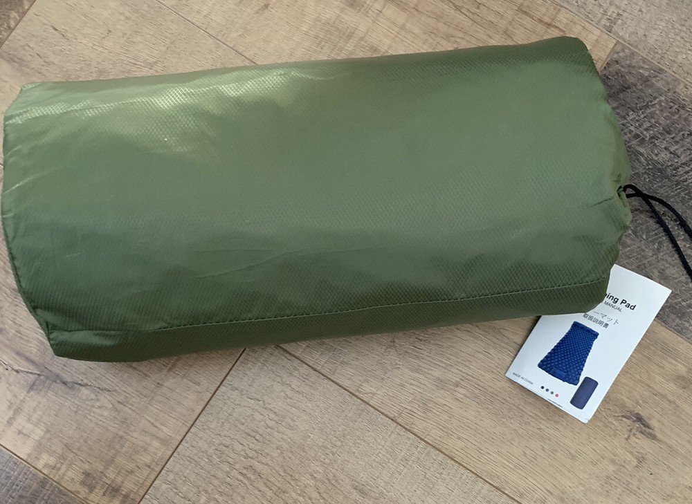 Inflatable Backpacking Sleeping Pad With Built In Pump