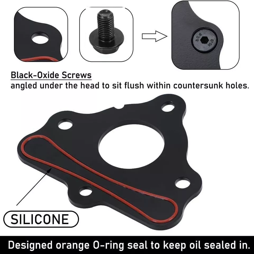 Camshaft Thrust Retainer Plate Gasket Seal Cam Bolts For GM LS1 LS3 LS2 4.8 5.3L