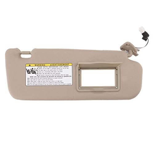 Classic Car Sun Visor Assembly with Makeup Mirror - Replacement for Right