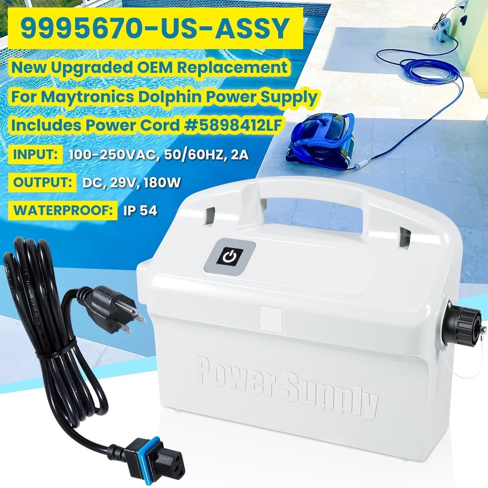 9995670 Assy Power Supply Unit For Dolphin Robotic Pool Cleaners Basic Models