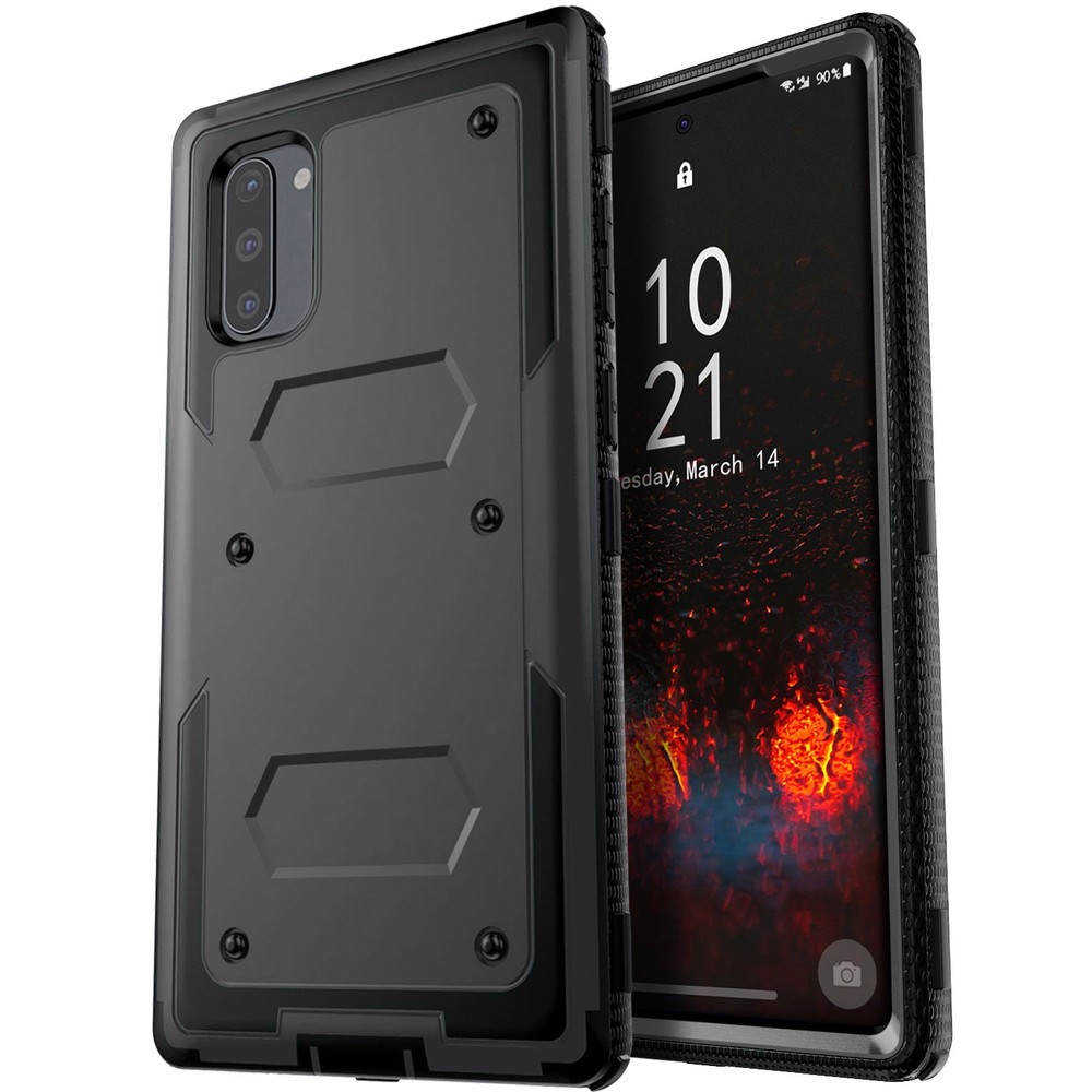 For Samsung Galaxy Note10 Plus/Note10 Shockproof Case Heavy Duty Cover (Gray)