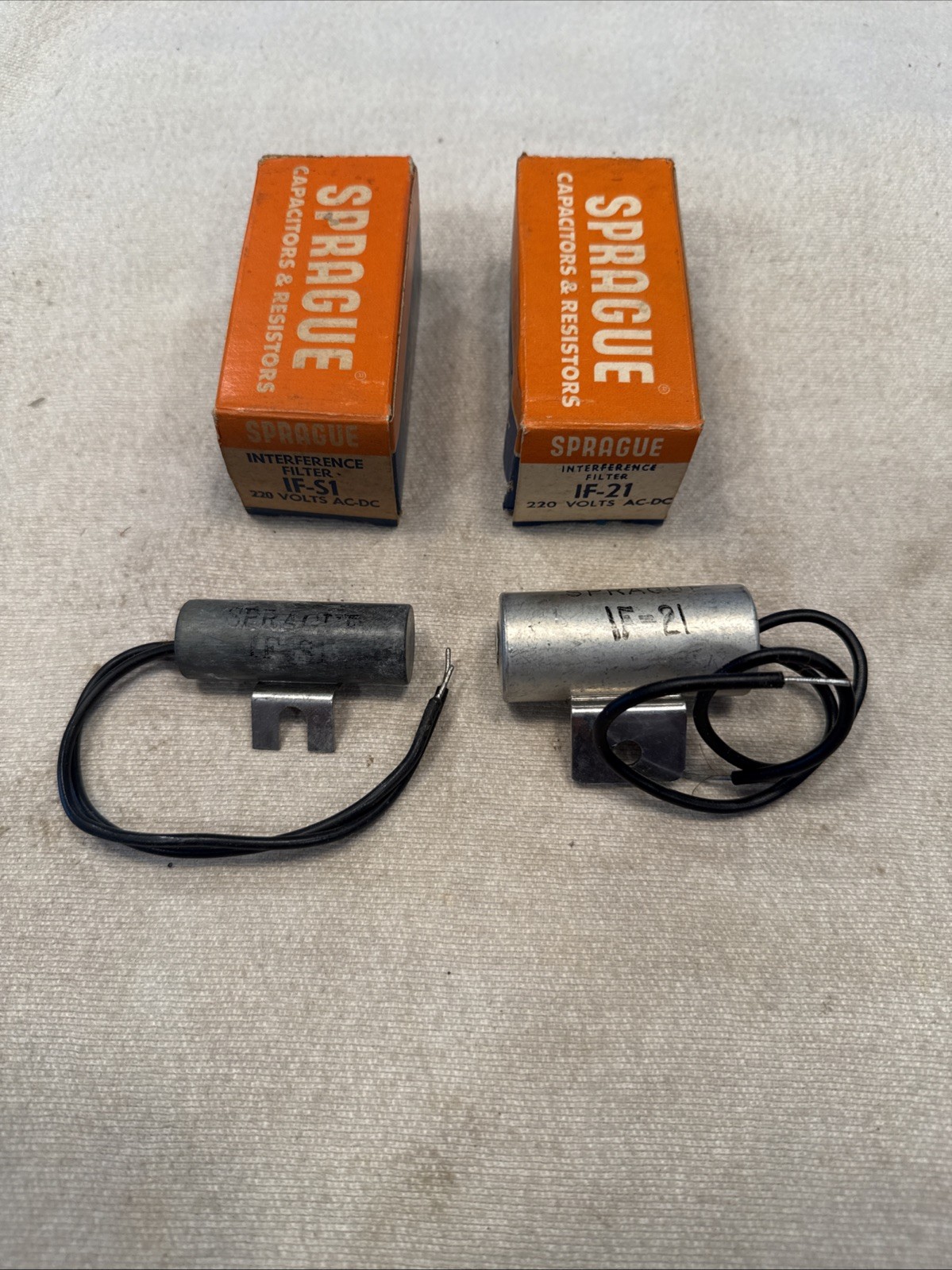 NOS Sprague Interference Filter IF-S1/ IF-21 220 Volts AC-DC