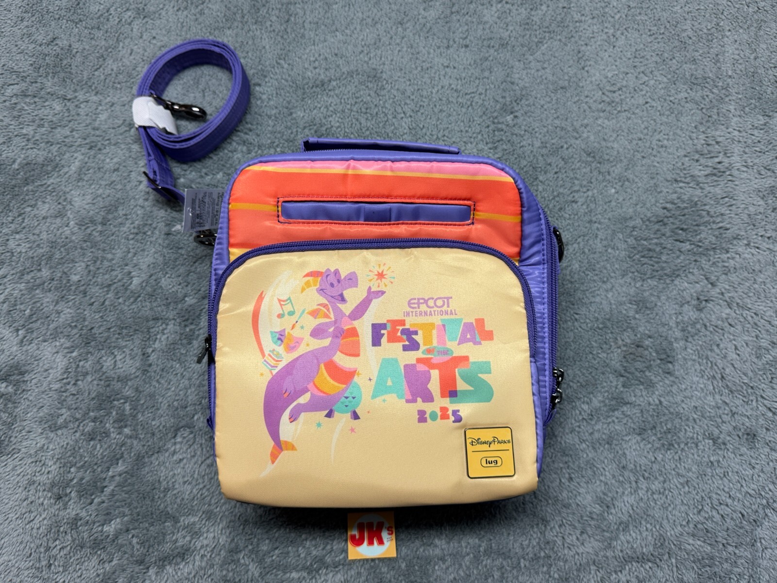 NEW Disney Figment Lug Crossbody Bag Festival of the Arts Epcot 2025 Purple