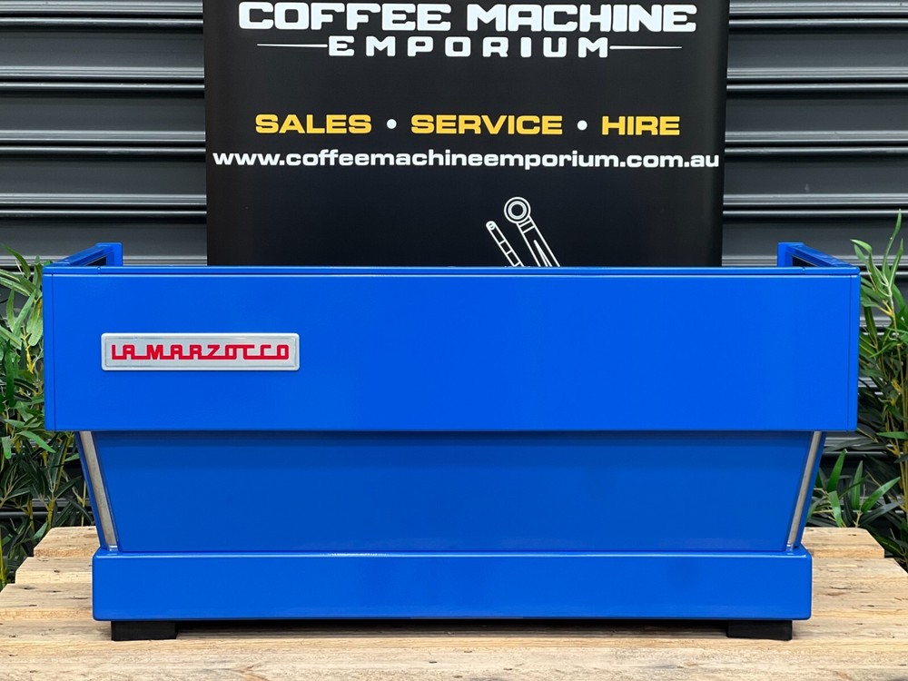 La Marzocco Linea Classic AV 3 Group Espresso Coffee Maker Machine - Bionic Blue