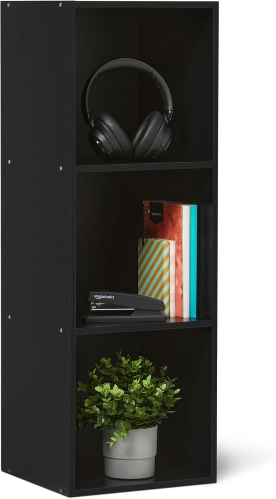 5-Cube Bookcase Compatible with Fabric Storage Cube Organizer Shelving