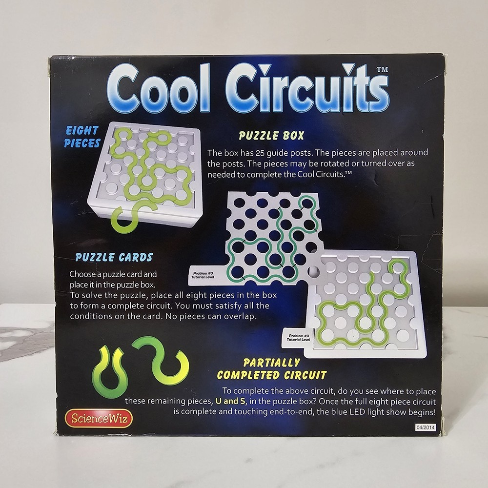 Cool Circuits Puzzle Solve & Create Circuits To Activate Flashing Lights 2013