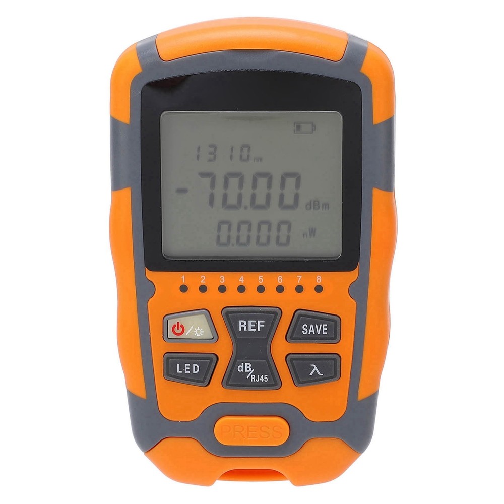 Optical Fiber Cable Tester, Multimeter Tool with LED Light & Power Meter
