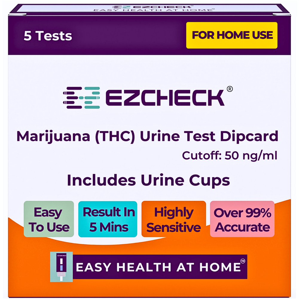 EZCHECK® THC Dip Card – Highly Sensitive Marijuana Test DipCard