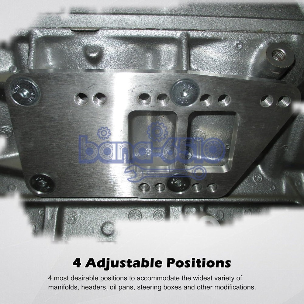 Motor Mounts Adapter Plates Swap Bracket Small Block for LS Engine Conversion
