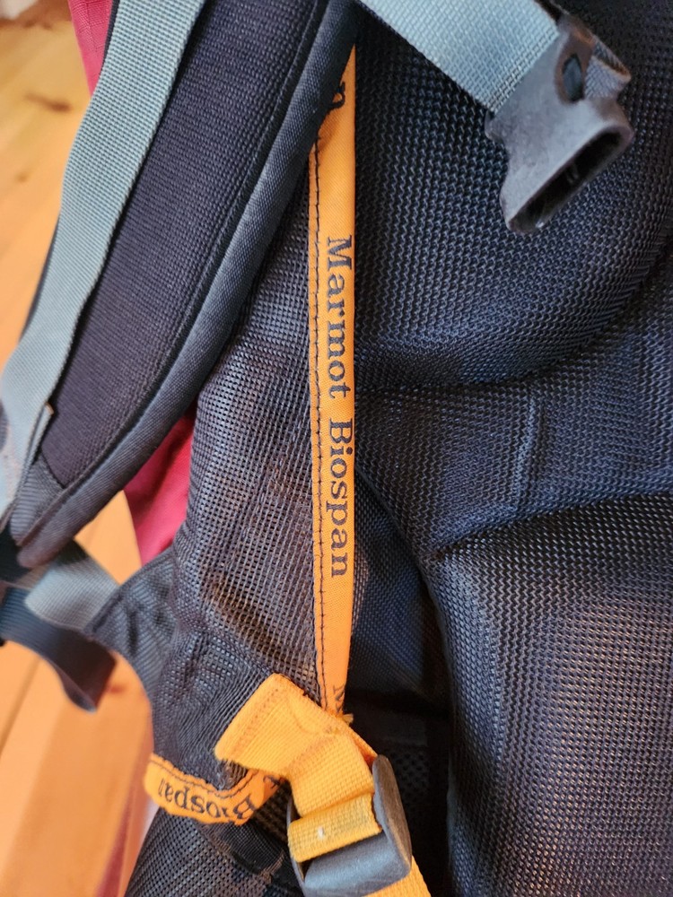 Marmot Eiger 48 Backpack, old model, red, men's medium