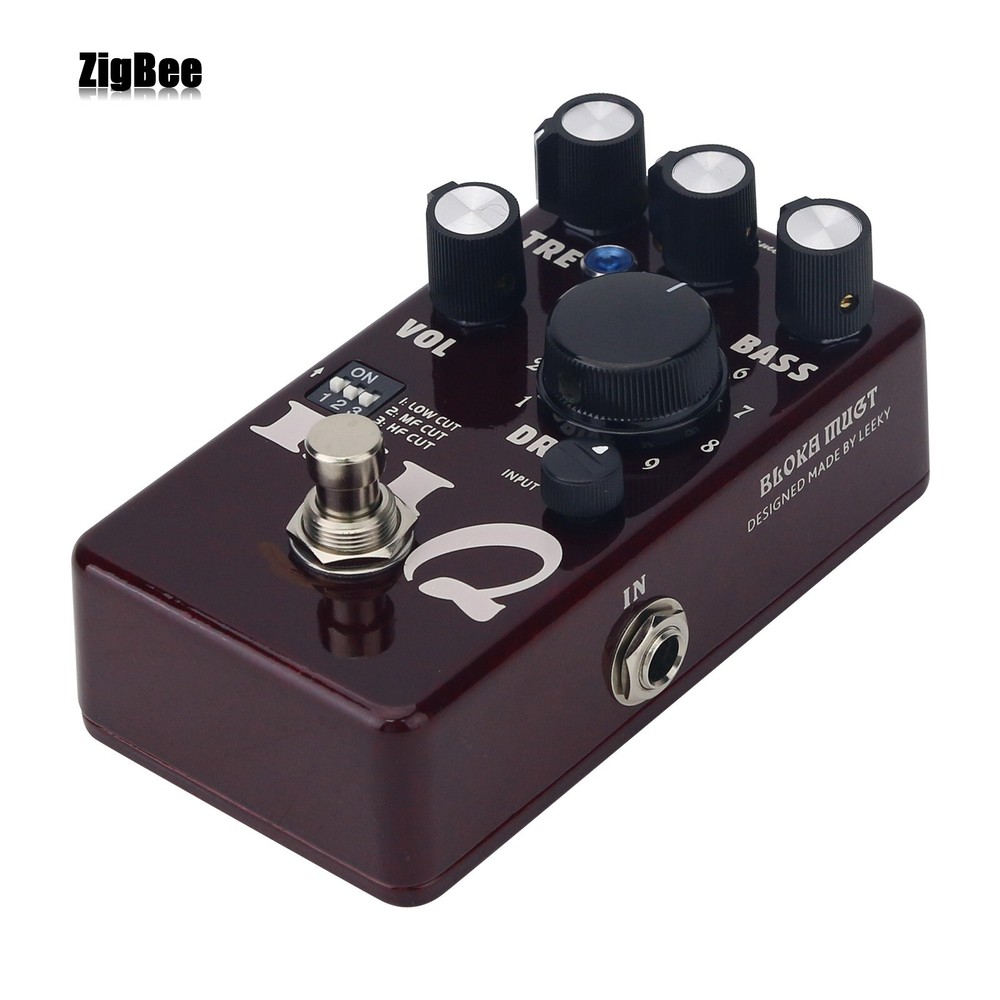 Electric Guitar Distortion Overload Effects Pedal High Gain Dynamic Effector