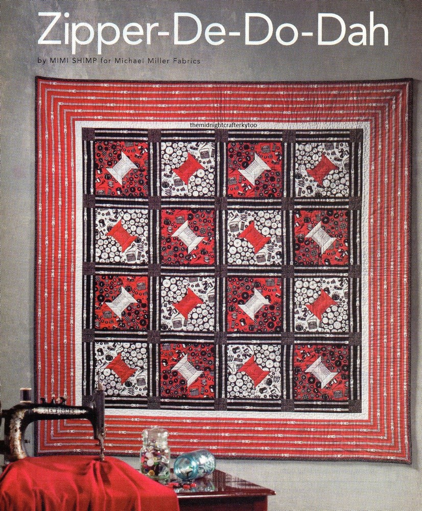 Zipper De Do Dah Quilt Pattern Pieced MS