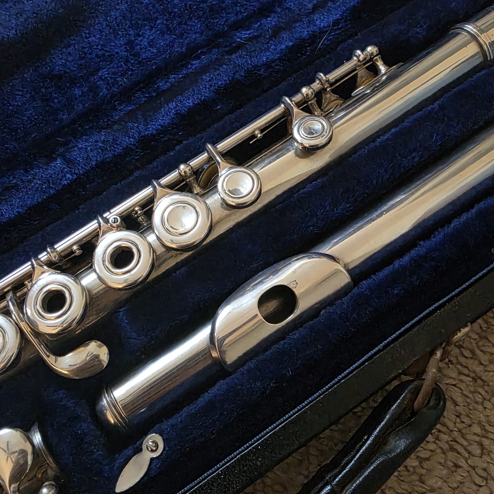 SALE Artley Early Elkhart Indiana Flute Open Holes C Foot w/ Case