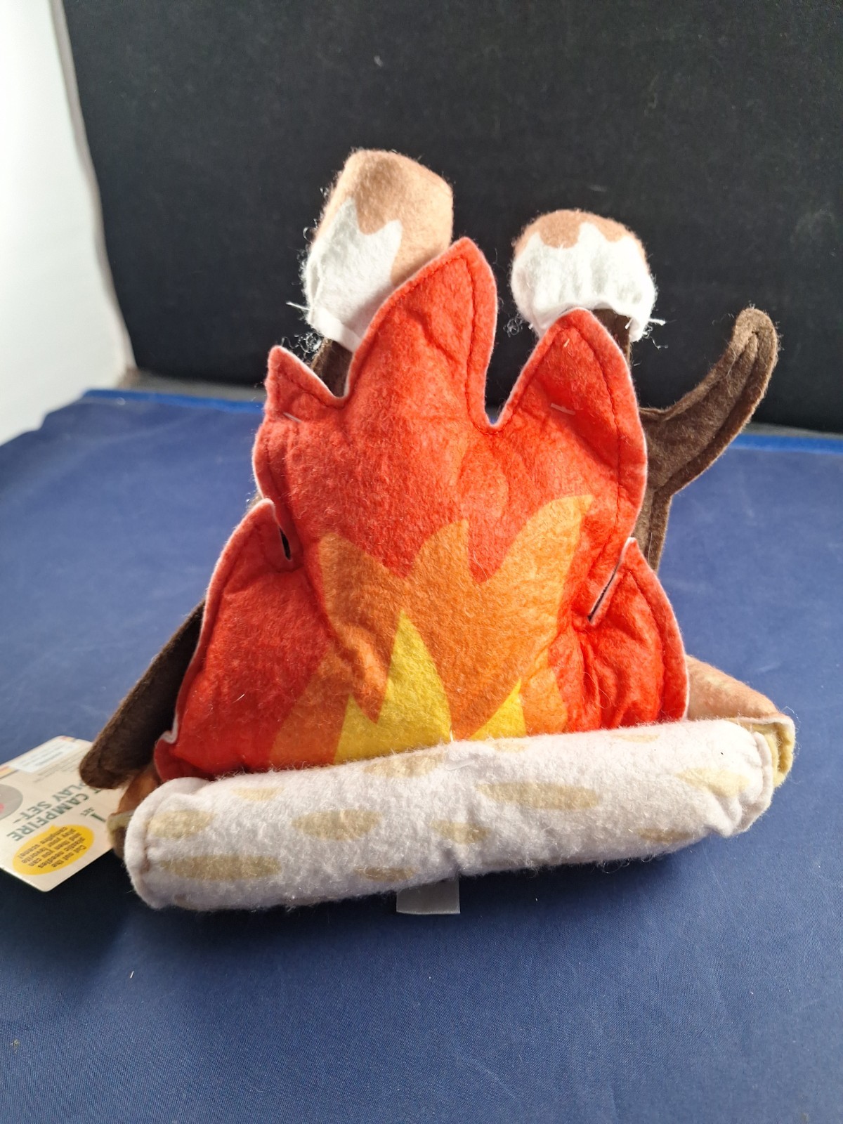 5 Piece Plush Pretend Campfire Smores Felt Play Set Kids Toys Play 2 Qty Lot