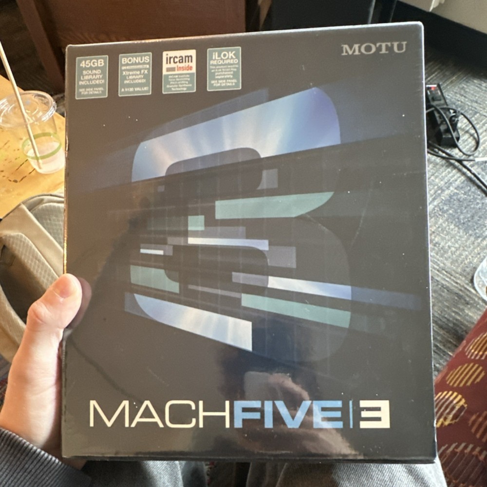 MOTU MachFive 3 Sampler Version 3.2.1 DVD, 45GB Instruments Loops Sounds