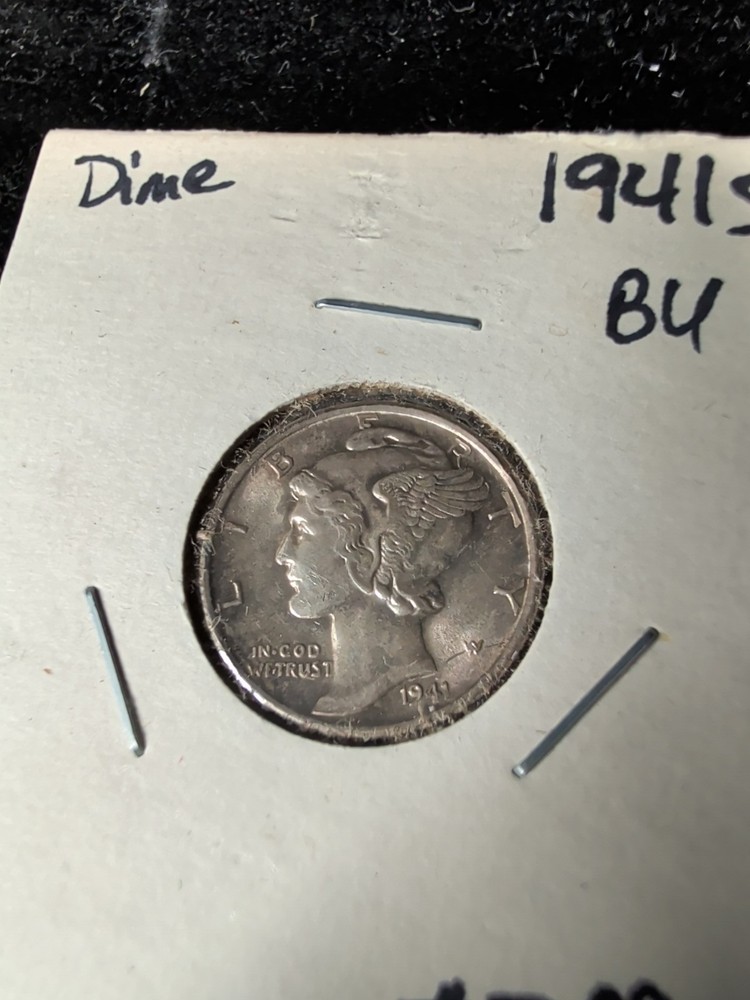 1941-S 10C Mercury Dime Uncirculated