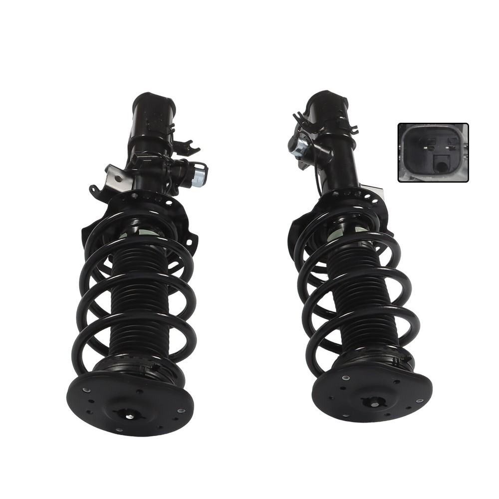 Pair Front Shock Struts Assemblies w/Electric For 2017-2020 Lincoln Continental