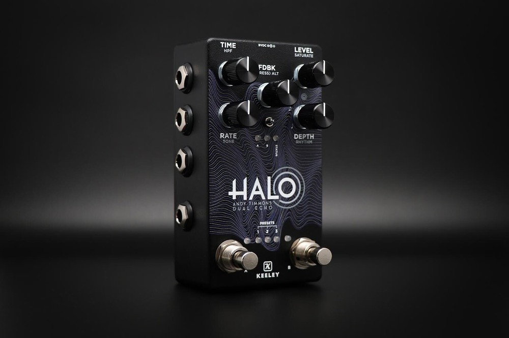 Keeley Halo Dual Delay Black Waves