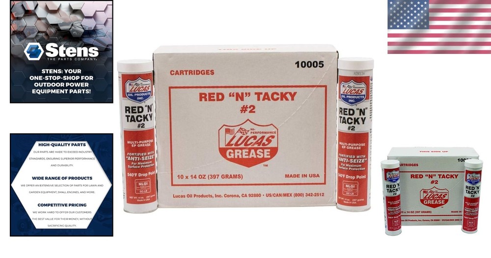 Stens Red N Tacky Grease - Trusted Performance & Efficiency