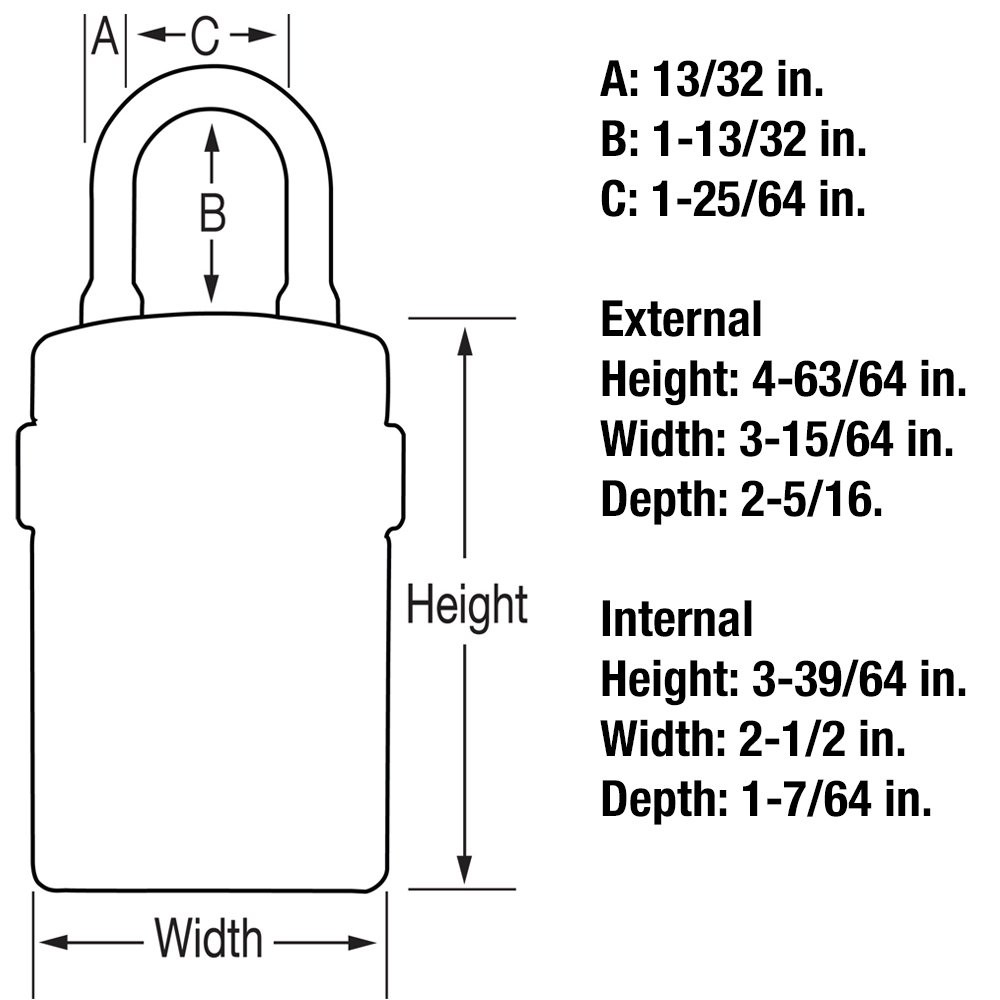 Master Lock Key Lock Box with Code, Outdoor Lock Box for Realtors, Property