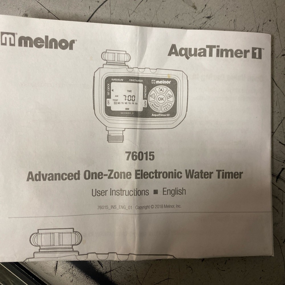 Melnor, Automatic Water Timer W/LCD Screen, Part #1006621047 AquaTimer