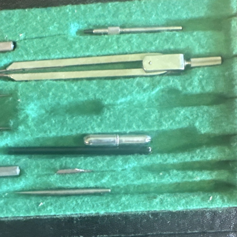 Stellar Precision Drawing Instruments DS4 Drafting Tool Set with Case