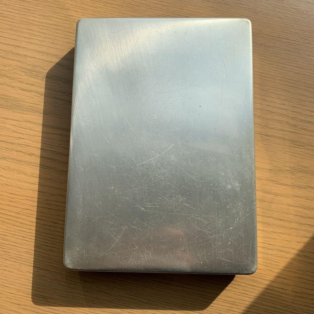 Anodized lunch box Showa retro